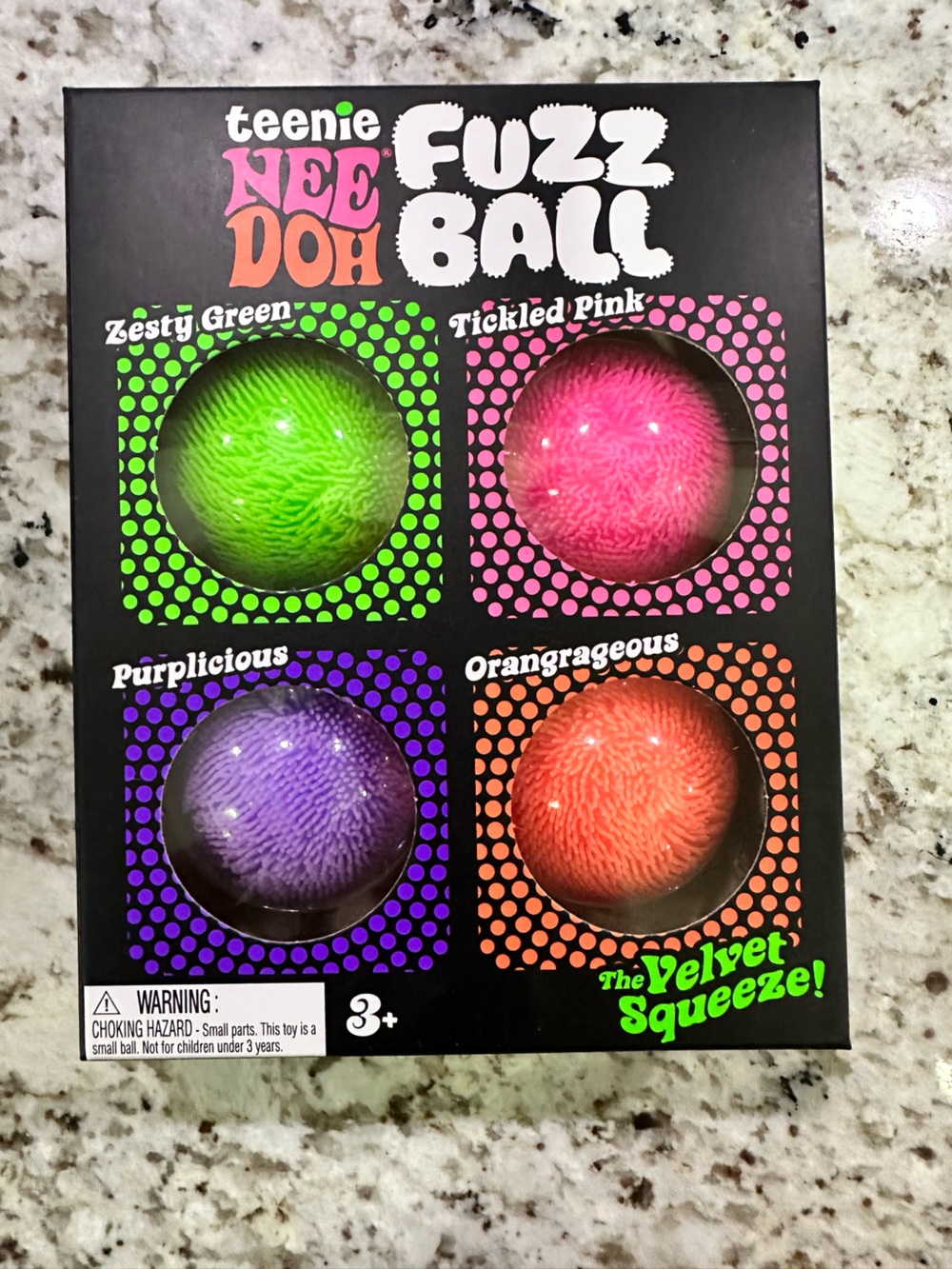 Teenie Needoh Fuzzball 4-pack